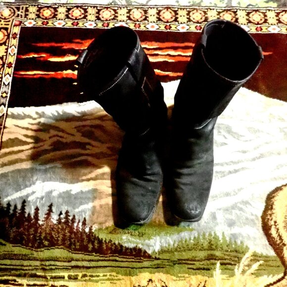 Buccaneer Style Leather - Suede Boots- Mens 10 - Picture 4 of 7